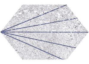 کاشی شش ضلعیgeo decore blue (4)